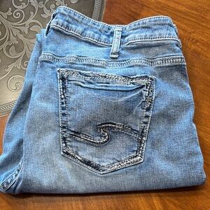 Silver Jeans Light Blue Straight Leg Denim